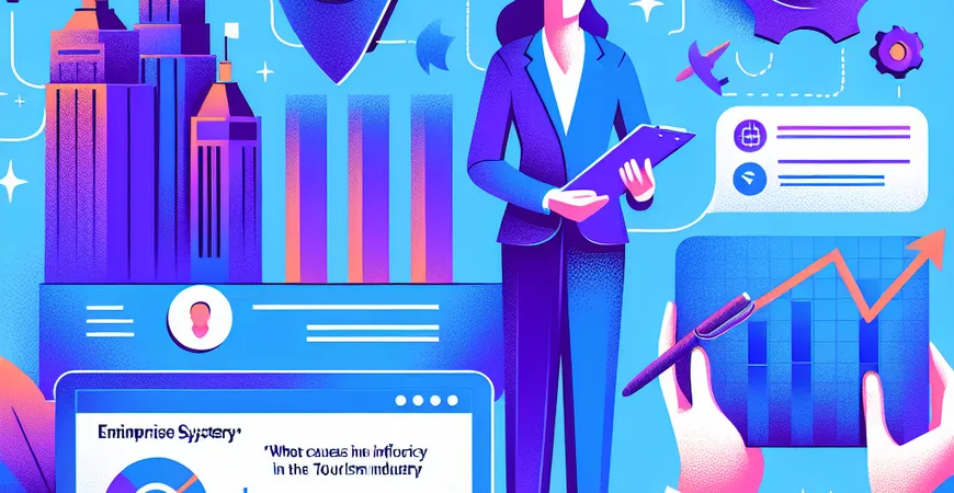 什么导致旅游行业运营效率低下，旅游行业 ERP 系统怎样优化业务流程